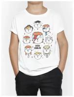 Футболка DREAM SHIRTS, хлопок, размер 11-12 лет, белый