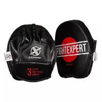 Тренерские Лапы Fight EXPERT Boxing кожаные черные