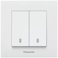 Переключатель Panasonic Karre Plus скрыт. 2кл. IP20 белый (упак:1шт) (WKTC00112WH-RU)