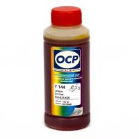 Чернила OCP Y144 желтые водорастворимые для картриджей Canon PIXMA: CLI-521Y и CLI-426Y yellow 100мл