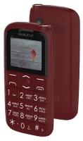 Телефон MAXVI B7, 2 SIM, винный красный