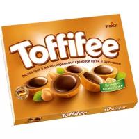 Шоколадные конфеты Toffifee с цельным лесным орехом в карамели 250 гр