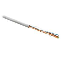 Кабель информационный Hyperline кат.5е U/UTP 4X2X24AWG LSZH внутр. 305м сер