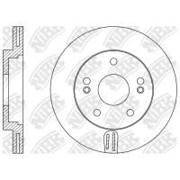 Nibk диск тормозной пер rn1548, (1шт)