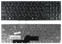Клавиатура для ноутбука Samsung NP350V5C, NP355E5C, NP355E5X, NP355V5C, NP550P5C Series. Плоский Enter. Черная, без рамки. PN: BA59-03270C