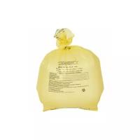 Пакет для мед. отходов кл. Б желтый 500x600x12мкм, 30л 1000шт/уп