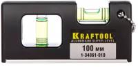 KRAFTOOL Mini-Pro, 100 мм, магнитный компактный уровень, Pro (1-34861-010)