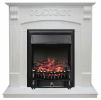 Каминокомплект Royal Flame Sorrento угловой - Белый дуб с очагом Fobos FX Black