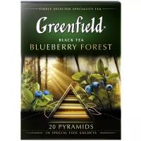 Чай черный Greenfield Blueberry Forest в пирамидках