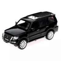 Машина металлическая MSZ 68663 Mitsubishi Pajero свет и звук черный 1:32