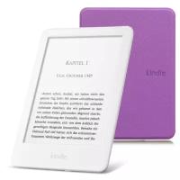 Электронная книга Amazon Kindle 10 2020 8Gb White + Чехол UltraSlim фиолетовый