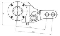 Рычаг тормоза регулировочный TRIALLI ZF 0724 для МАЗ-6422