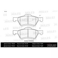 Колодки тормозные FORD MAVERICK/MAZDA TRIBUTE 2.4-3.0 04- передние SemiMetallic MILES E100406