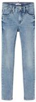 Джинсы зауженные name it, размер 134, light blue denim