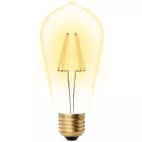 Лампа светодиодная Uniel, Vintage LED-ST64-5W-GOLDEN-E27 GLV22GO E27, ST64, 5Вт, 2200К