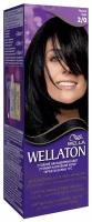 Wella Крем-Краска для волос стойкая Wellaton, 2/0 Чёрный