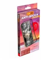 Противоударное стекло 2D FaisON Ceramics GL-02 Anti-shock для Apple iPhone 12 Pro Max (полное покрытие), черный