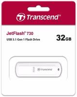 Флеш Диск Transcend 32Gb Jetflash 730 TS32GJF730 USB3.0 белый