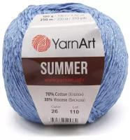 Пряжа YarnАrt 'Summer' 100гр 350м (70% хлопок, 30% вискоза), 4 мотка