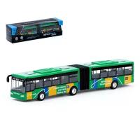 Автобус металлический «Городской транспорт», инерционный, масштаб 1:64, цвета