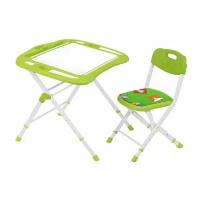 Растущий комплект детской мебели - складной стол и стул для рисования, учебы, игры, приема пищи НМИ3/С