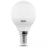 Лампа светодиодная gauss 105101207-D, E14, G45, 7Вт