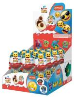Шоколадное яйцо Kinder Joy, серия Эмоджи для мальчиков, коробка 480 г, 24 шт. в уп