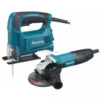 Набор, УШМ GA5030 и электролобзик 4326 MAKITA DK0122