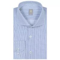 Рубашка JACQUES BRITT, размер 39, белый, синий