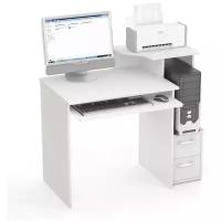 Компьютерный стол КС-10 Колибри белый