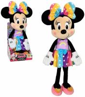 Игрушка Минни Маус Minnie Mouse Радужная 40 см