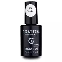 Каучуковая база Grattol IQ Rubber Base Gel (GTIQB1), 9 мл