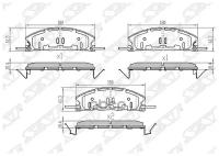 Колодки Тормозные Перед Ford Explorer 3/5 Sat арт. ST-DG1Z2001D