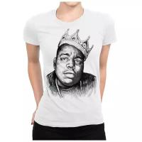 Футболка Dream Shirts Notorious B. I. G. (Biggie) Женская XL Белая