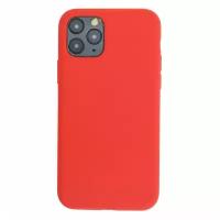 Чехол для iPhone 11 Pro Kruche Silicone Red, противоударный пластиковый кейс, защитный силиконовый бампер, софттач накладка с защитой камеры