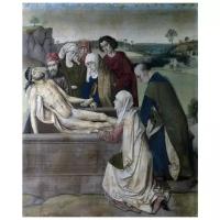 Репродукция на холсте Положение во гроб (The Entombment) №1 Баутс Дирк 40см. x 49см