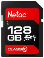 Карта памяти Netac P600 SDHC 128GB U1C10 up to 80MBs, retail pack