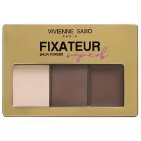 Vivienne Sabo набор для бровей Fixateur Brow Powder Superb, 02