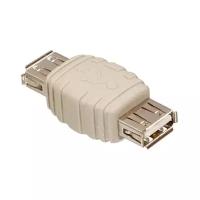 Переходник USB2.0 Af-Af Premier 6-083 соединитель серый