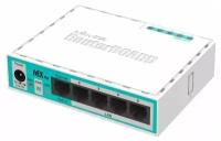 Маршрутизатор Mikrotik hEX lite RB750r2 (4 порта Ethernet 10/100 Мбит/сек, WAN 10/100 Мбит/сек, 64Mb) (RB750r2)