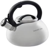 GALAXY LINE Чайник со свистком GL 9207, 3 л, стальной