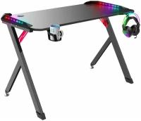 Игровой стол Defender Spirit RGB, черный