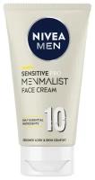 Крем для лица после бритья мужской SENSITIVE PRO MENMALIST Nivea Men для чувствительной кожи, 75 мл