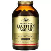 Отдельные аминокислоты Solgar Lecithin 1360 mg. 100 гел. капс