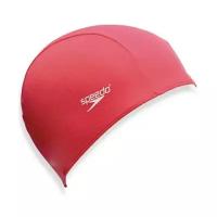 Шапочка для плавания Speedo Polyester Cap, Цвет - красный; Материал - Полиэстер 100%