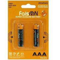 Батарейка FaisON Ultra Alkaline, LR03-2BL,1.5B, AAA, FS-B-1073(2 шт.)