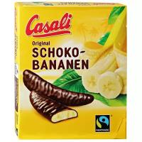 Casali Schoko-Bananen, темный шоколад, 150 г, пластиковая коробка