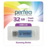USB флешка Perfeo USB 32GB E01 Blue ES