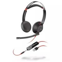 Plantronics (Poly) Plantronics Blackwire C5220-A [207576-201] - Стереогарнитура для компьютера, разъемы USB и jack 3,5 мм