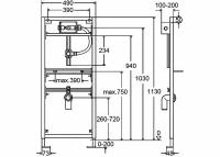 Инсталляция для писсуара Viega Eco Plus 461843